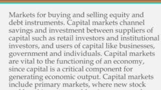 Capital market