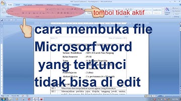 cara membuka file microsoft word yang terkunci