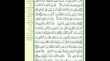 ص 6 - سورة البقرة - مكررة 7 مرات للتثبيت الشيخ سعد الغامدي {رواية حفص}
