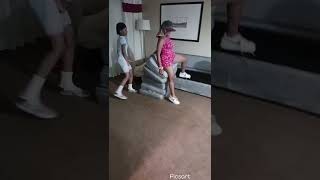 Sitting On All The Couch Pillow Challenge Can Princess Do It Hit The Like And Subscribe On ???