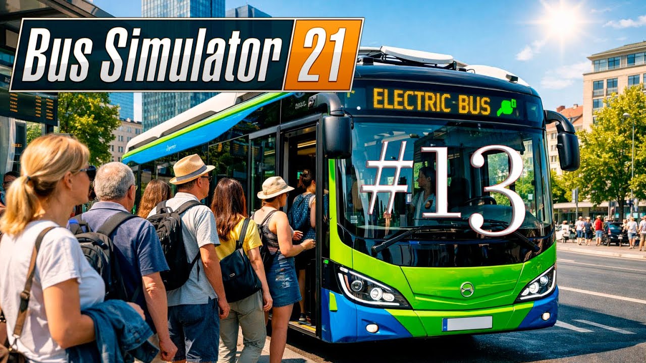 Bus Simulator 21 next stop-logitech g 29 13ая-часть 