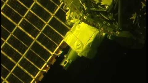 International Space Station: SAGE III Scan Head Range of Motion Test