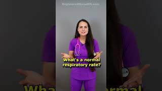 Respiratory Rate: What Did You COUNT on This Patient?  #shorts #nursing