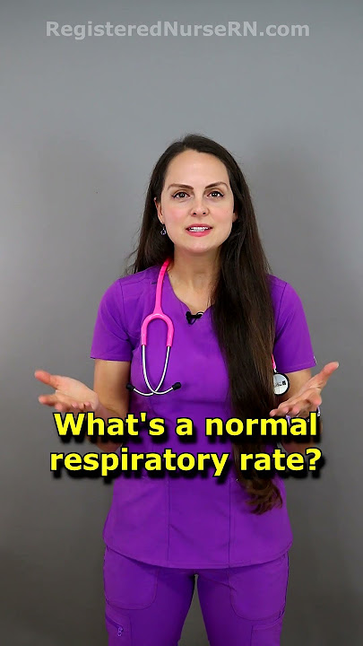 Respiratory Rate: What Did You COUNT on This Patient?  #shorts #nursing