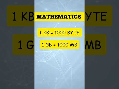 वीडियो: मेगाबाइट 1024 कितने बाइट है?