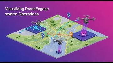 Mav3DMap V2 - Visualizing DroneEngage Swarm Operations