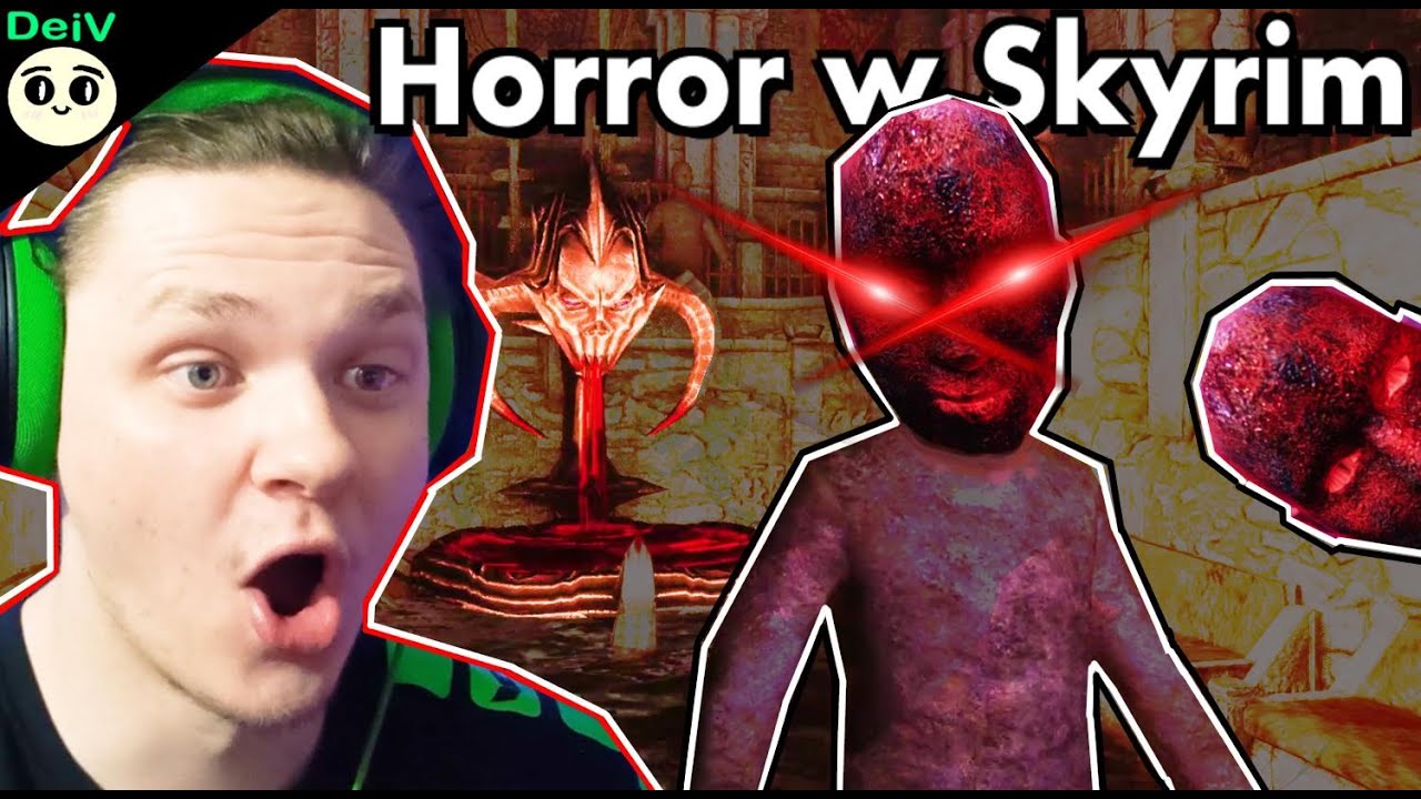 GDY NAJLEPSZY MOD ZMIENIA SIĘ W HORROR W NAWIEDZONYM ZAMKU... w Skyrim na 200 modach