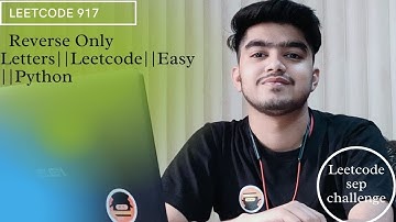 Reverse Only Letters||Leetcode||Easy||Python