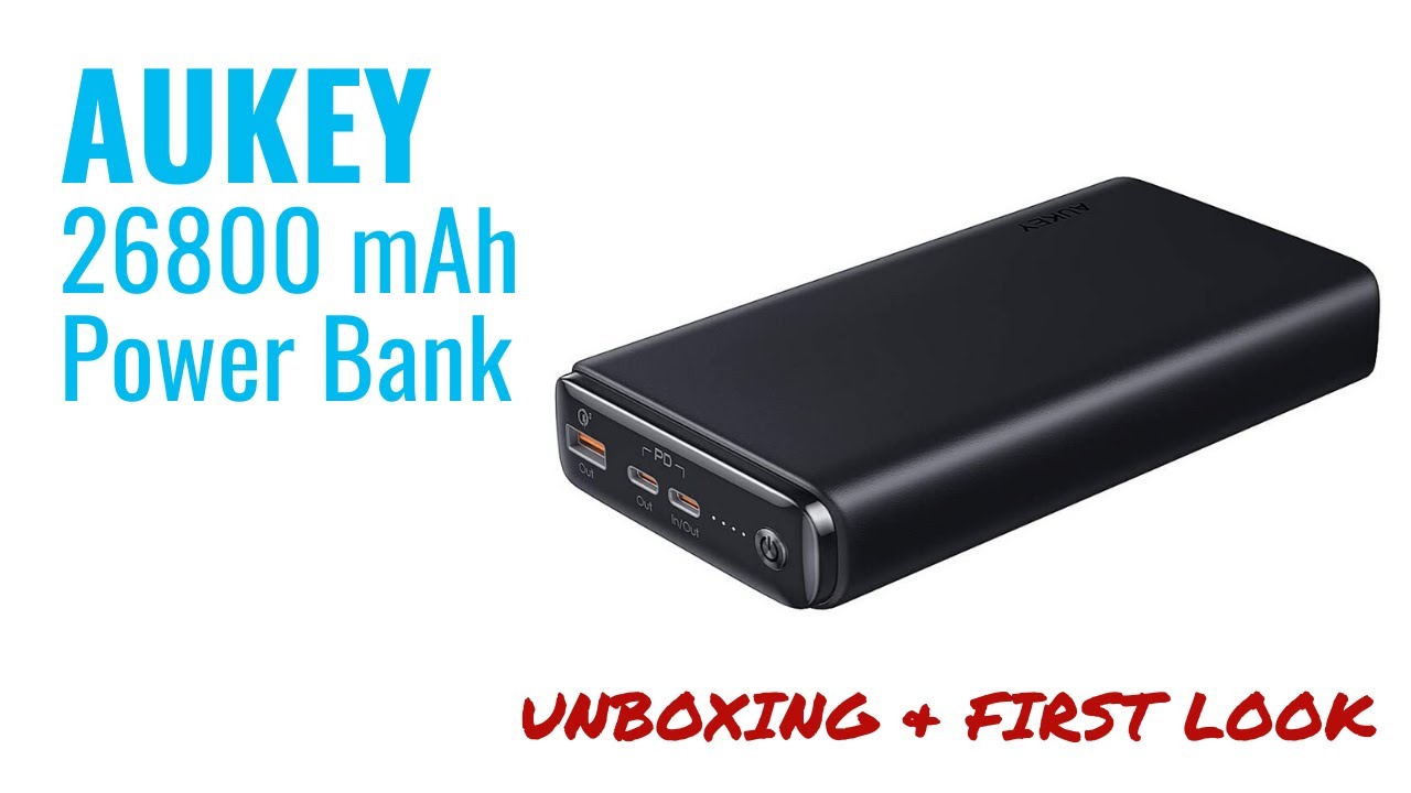AUKEY 26800 mAh Power Bank (PB-Y24) - Unboxing and First Look 