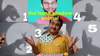 view of animals from the shadow of hand ll hand shadow Puppets Show ll