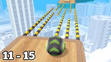 Going Balls - All Levels 11 to 15 Gameplay Walkthrough (Android / iOS)