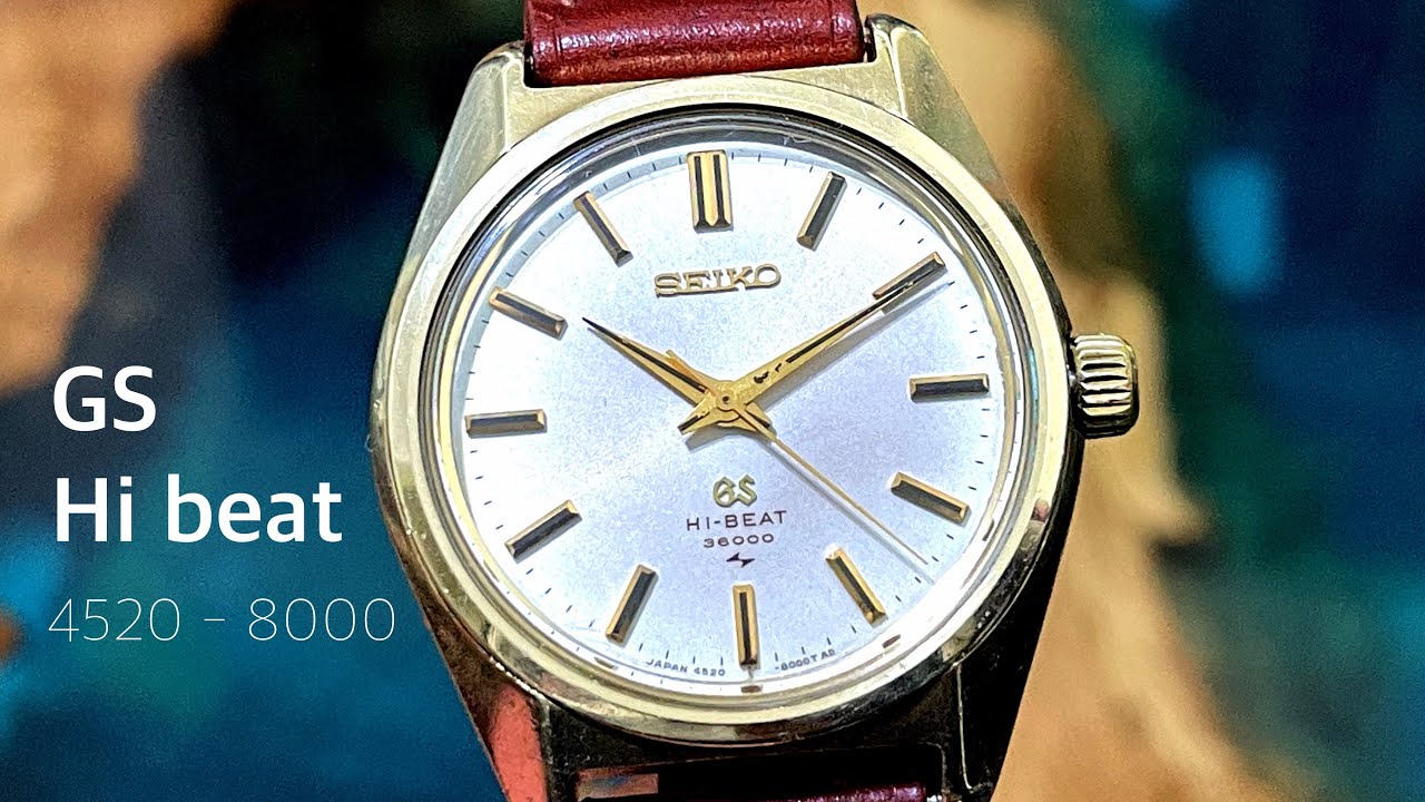 Seiko GS Cap Gold 4520 - 8000 Hi Beat | Review Seiko Watch - YouTube