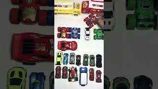 🤣wait for end🤫 Spider-Man Car hunting mini Car 🚘 #shorts #asmr #cars #toys #spiderman