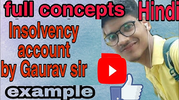 Insolvency account full concept in just 20 minutes
