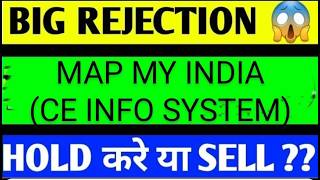 mapmyindia share latest news | ce info systems share latest news | mapmyindia share news |