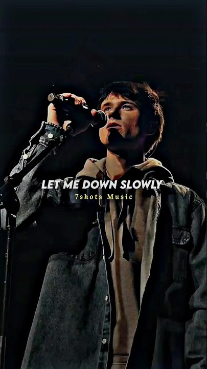 Alec Benjamin - Let Me Down Slowly (Live Performance) | Whatsapp status #shorts