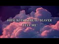 HIDE - TELL ME (Lyrics)