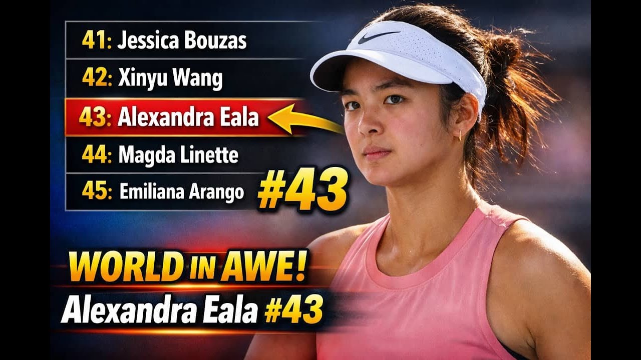 WHOLE WORLD IN AWE! Alexandra Eala Rockets to Career-High No. 43 After ...