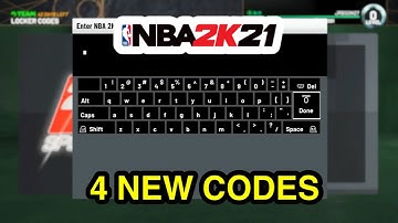 4 NEW WORKING LOCKER CODES IN NBA 2K21 MY TEAM | WORKING CODES