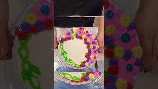 EASY FLOWER ICING FOR BEGINNERS ?cake newcakedecoration cakedesign diy cakedecoration icing