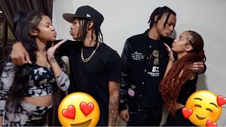 SWAPING GIRLFRIENDS FOR 24 HOURS  *WE KISSED AT THE END* #TEENDAD EP 21