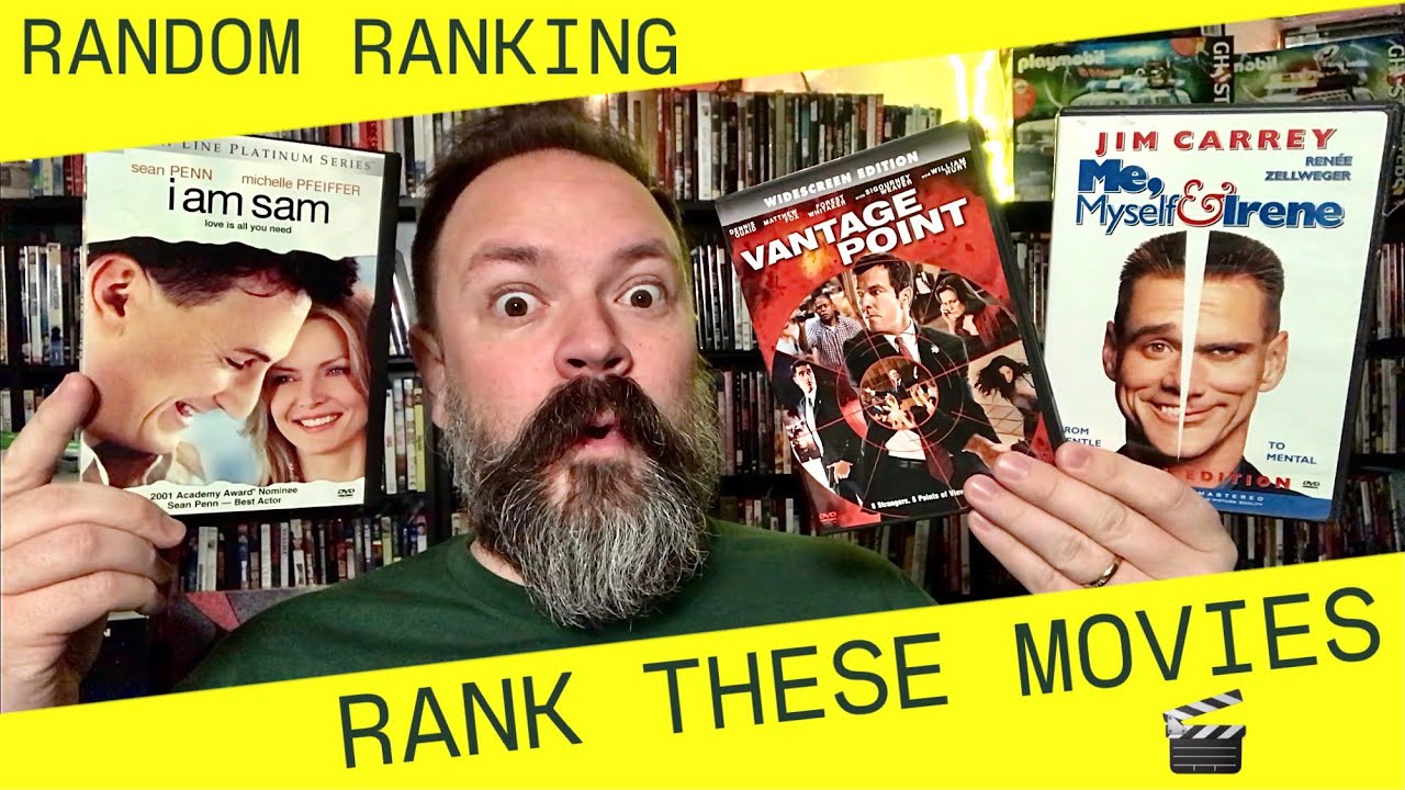 RANKING MOVIES from the 2000s - I Am Sam (2001), Me Myself & Irene (2000), Vantage Point (2008) 📀📀📀