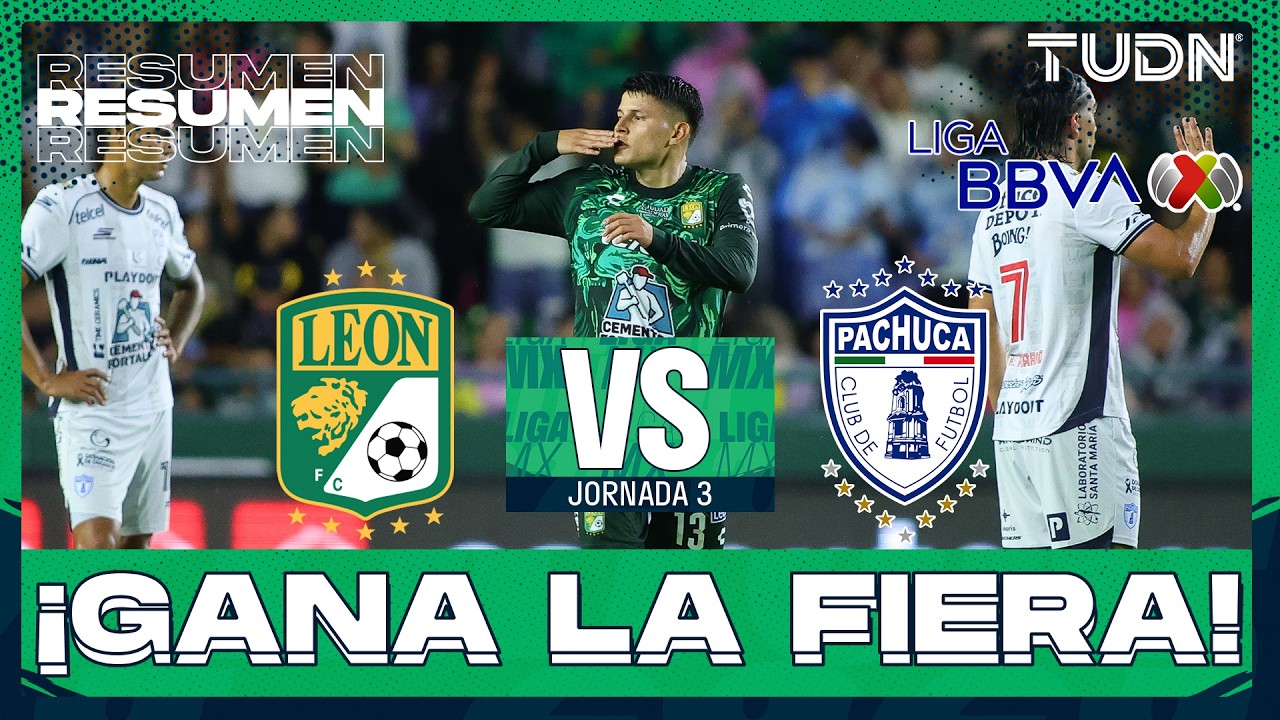 HIGHLIGHTS - León vs Pachuca | Liga MX - Jornada 3 Apertura 2026 | TUDN