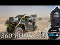 Vr gopro max 360 cam utv racing roof footage
