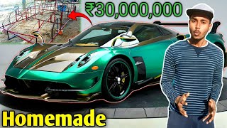 Homemade Pagani Car Ka Body Structure Complete