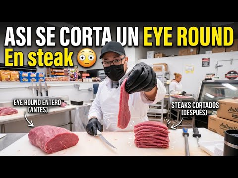 HOW TO CUT THE PERFECT EYE ROUND STEAK 🔪🥩