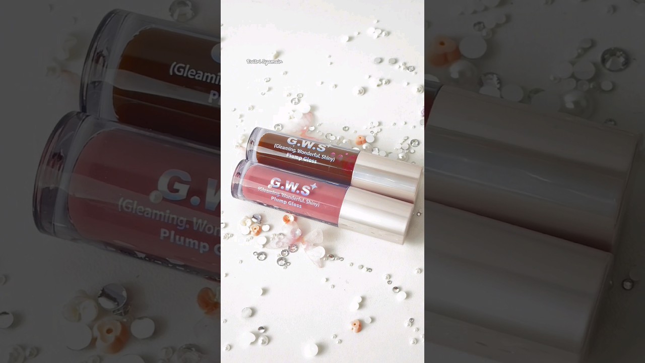 MOP Beauty - G.W.S Plump Gloss swatches (Mauversal, Berryphoria) 