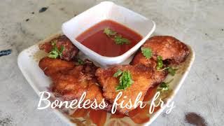 Boneless fish fry/Nellore fish fry/ how to make fish fry/fish fry recipe/crispy fish fry/fish 65