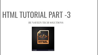 WHAT IS HTML | PART-3 | HTML ELEMENTS|ENGLISH | HTML FOR BEGINERS | HTML TUTORIAL PART-3