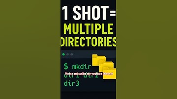 Linux Trick: Make Multiple Directories in One Line! #tech #short
