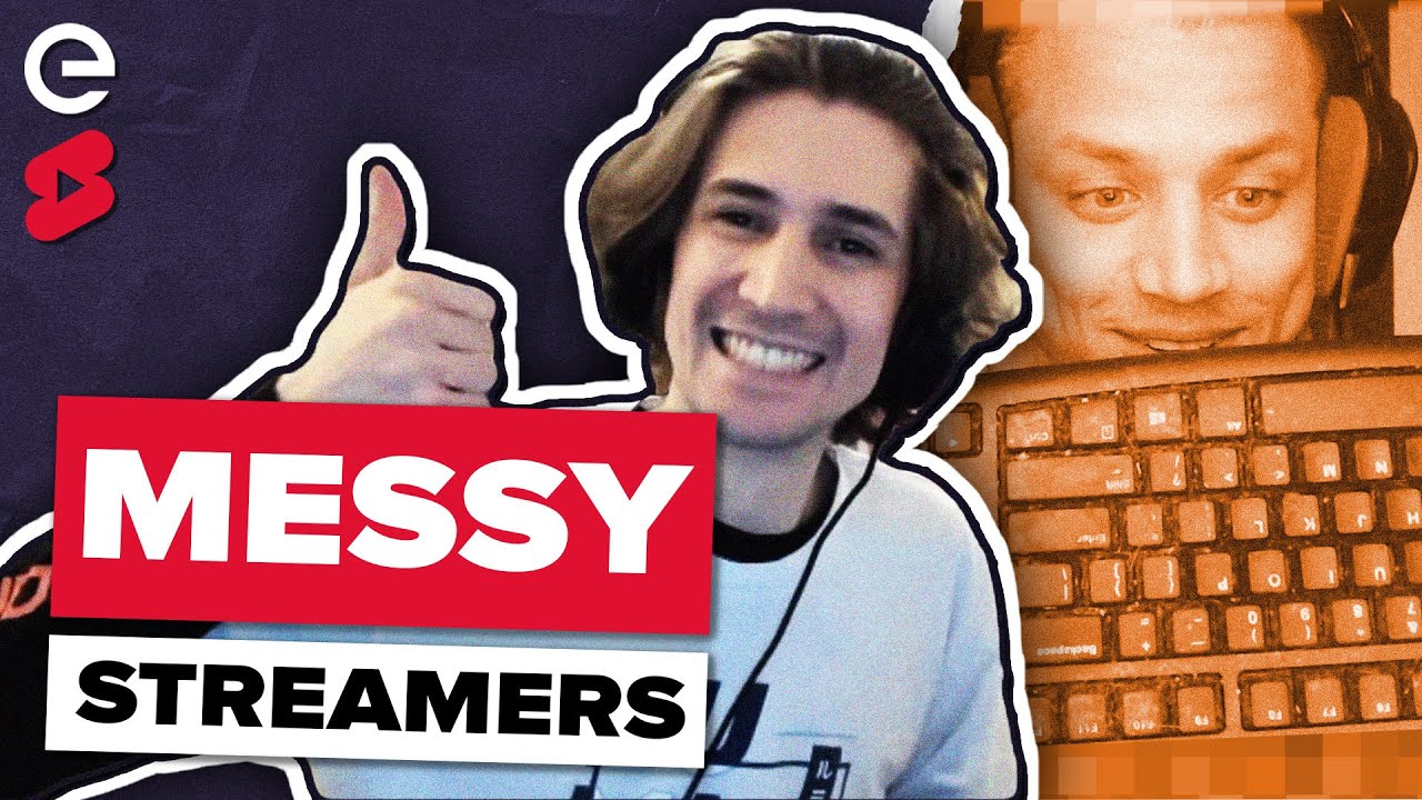 One minute of gamers showing off their MESSY setups