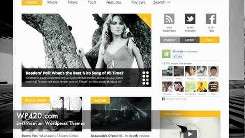Gonzo Magazine Wordpress Theme Demo