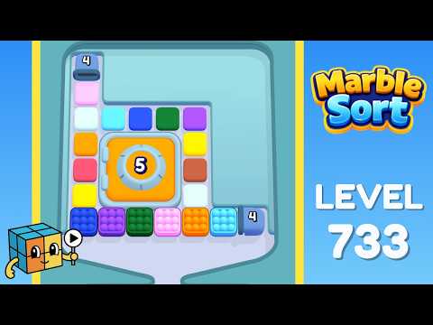 Marble Sort level 733 walkthrough video cover