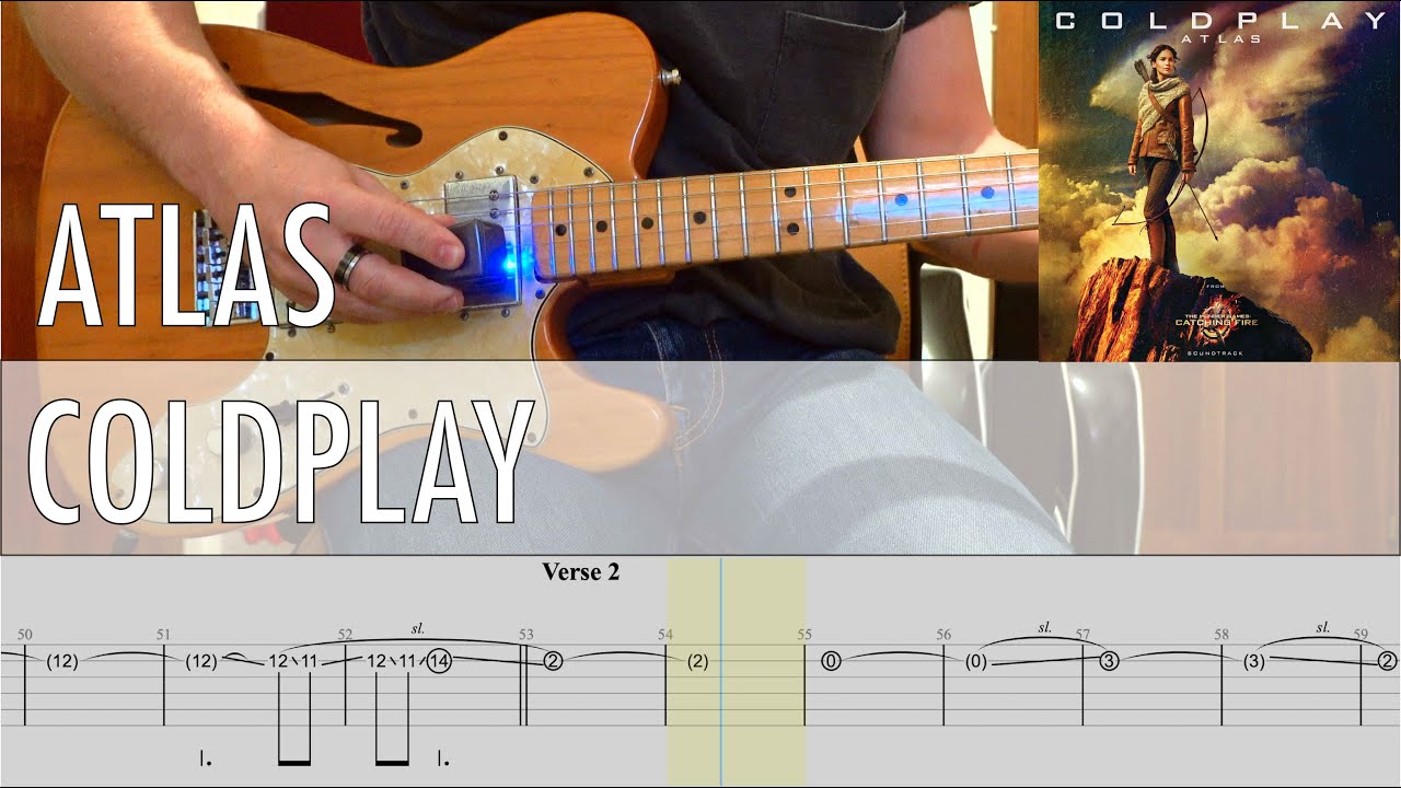 Atlas Coldplay Cover • Guitar Tab • Tutorial • Lesson
