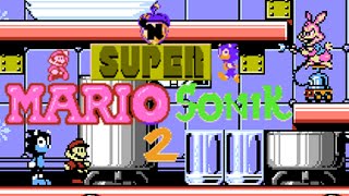 Super Mario & Sonik 2 (Asia) (Unl) (NES Pirate) - NES Longplay - NO DEATH RUN (Complete Walkthrough)