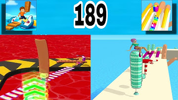 Shortcut Run VS Beauty Run: GameplayWalkthrough All Levels ( part 189)