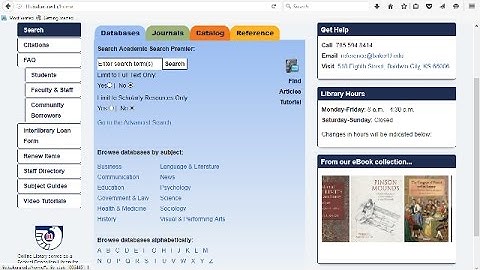 Virtual Library Tour