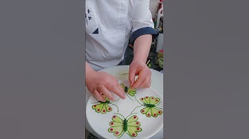 Take the cucumber make into a butterfly image #howto #howtomake  #shorts
