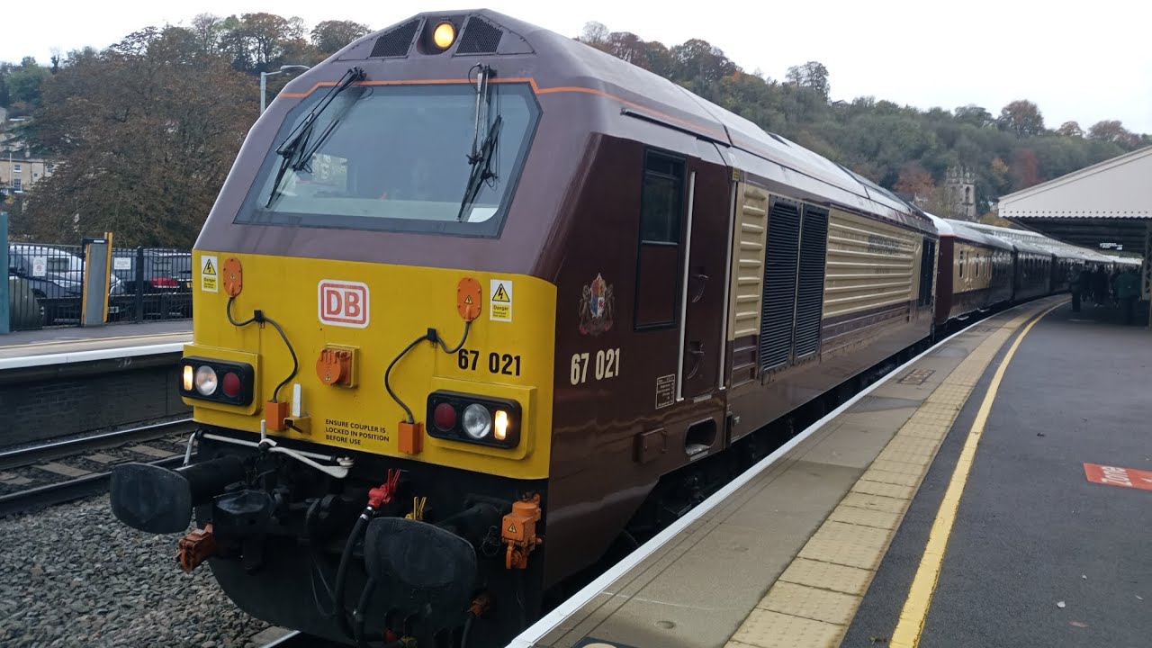 Trains at Bath Spa GWML 8/11/23 'featuring railtour' YouTube
