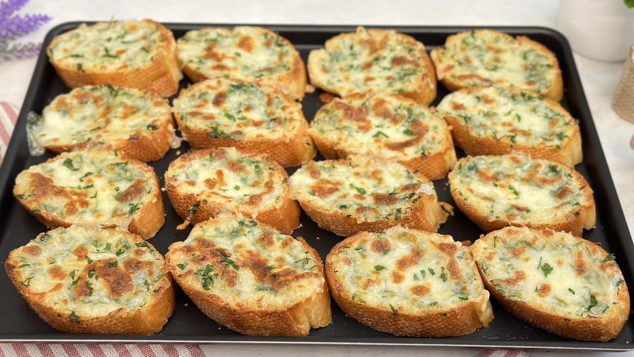 pain à l'ail et au fromage /خبز الثوم و الجبن