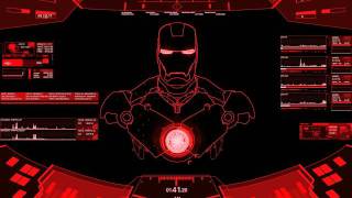 Rainmeter Ironman red theme