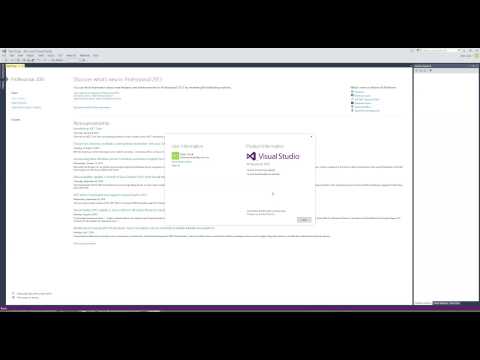 Visual Studio - Setup with license