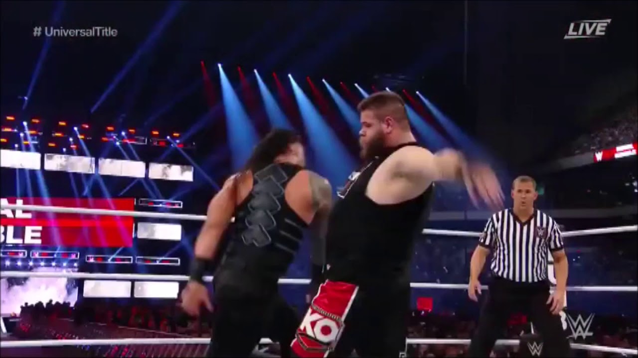 Kevin Owens vs Roman Reigns: Royal Rumble 2017 Highlights