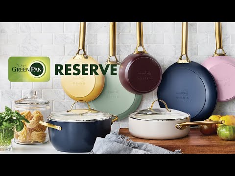 GreenPan Reserve Frypan with Helper Handle & Lid · 12 Inch · Sunrise