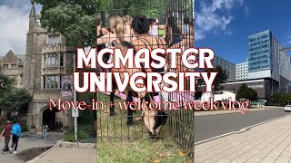 University move-in + welcome week! | vlog, food, shopping 