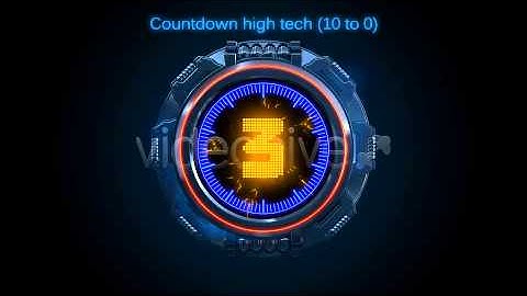 Motion Graphics - High Tech Countdown